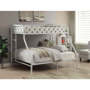 Tritan Twin XL/Queen Bunk Bed (White)
