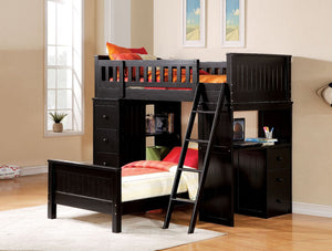 Willoughby Twin Loft Bed (Black)