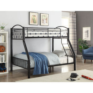 Cayelynn Twin/Full Bunk Bed (Black)
