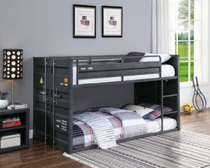 Cargo Twin Bunk Bed (Gunmetal)