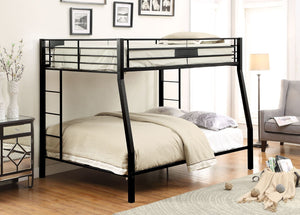 Limbra Full XL/Queen Bunk Bed (Sandy Black)