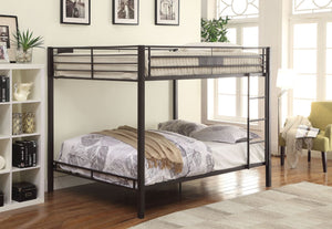 Kaleb Queen Bunk Bed (Grey)