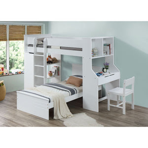 Ragna Twin Loft Bed (White)