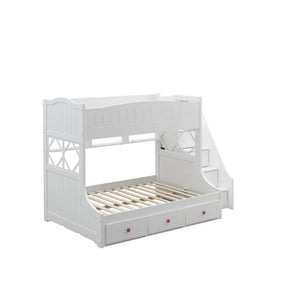 Meyer Twin/Full Bunk Bed (White)
