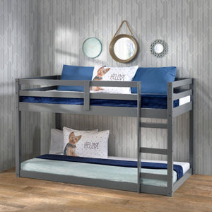 Gaston Twin Loft Bed (Grey)