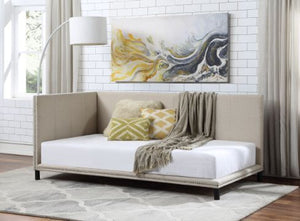 Yinbella Beige Linen Daybed