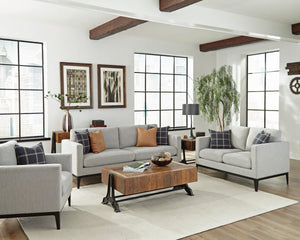 Apperson Living Room Collection in Grey