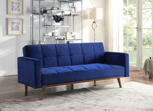 Shayla Adjustable Sofa Bed (Blue)