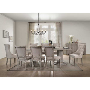 Gabrian 9-PCS Rectangular Dining Set (Grey)