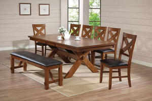 Apollo 6-PCS Dining Set (Dark Oak)