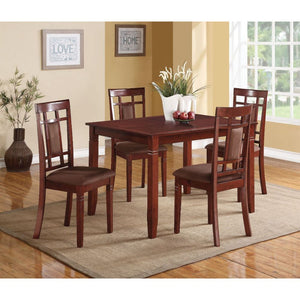 Sonata 5-PCS Dining Set (Cherry/Chocolate)