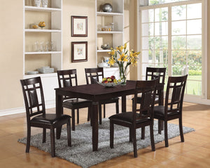 Sonata 7-PCS Dining Set (Espresso)