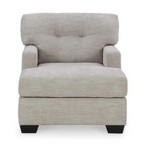 Mahoney Fabric Chaise (Grey)