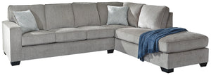 Altari 2-Piece Sleeper Sectional with Right Chaise (Alloy)