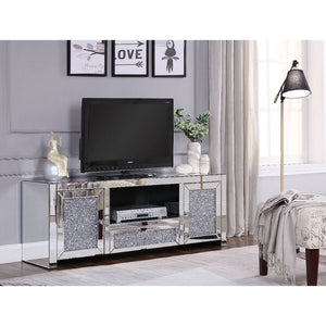Noralie 59" Mirrored Diamond Tv Stand