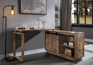 Bellarose Writing Desk (Double Space) (Oak)