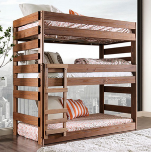 Pollyanna Tripple Bunk Bed (Mahogany)