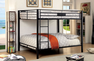 Claren Queen Bunk Bed (Black)