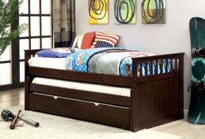 Gartel Transitional Espresso Triple DayBed