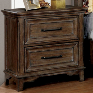 Oberon Transitional Nightstand (Brown)