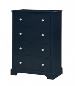 Diane Transitional 4-Drawer Chest (Blue)