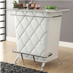 Fuero Bar Table with Rhinestones (White)