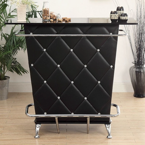 Fuero Bar Table with Rhinestones (Black)