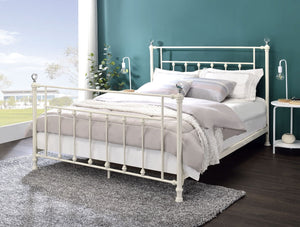 Comet Metal Bed (White)