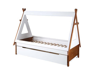 Loreen Tent Bed with Trundle (White)