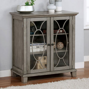Crissier Transitional Cabinet (Silver)