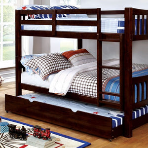 Cameron Full Bunk Bed (Dark Walnut)