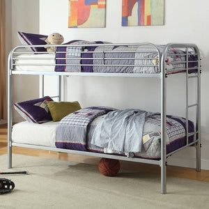 Opal Twin Bunk Bed (Silver)