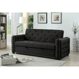 Leonora Futon Sofa Bed (Grey)