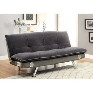 Gallagher Futon Sofa Bed (Grey)
