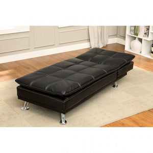 Hauser Futon Sofa Bed (Black)