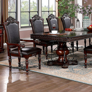 Picardy Dining Set (Brown Cherry)