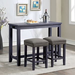 Caerlon Counter Height Dining Set (Blue/Grey)