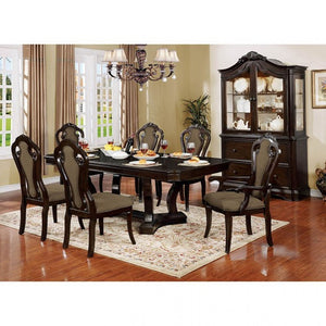Rosalina 7-PCS Dining Set (Walnut)