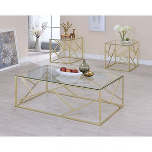 Pamplona 3-PCS Table Set (Champagne)