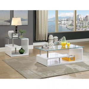 Torkel Living Room Table Collection (White)