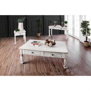 Joliet Living Room Table Collection (Antique White)