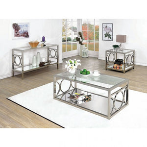 Rylee Living Room Table Collection (Chrome)