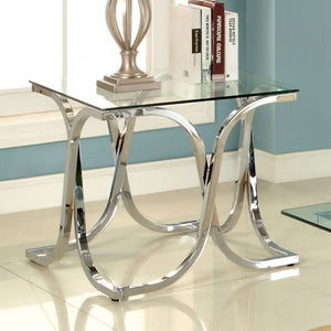 Luxa Living Room Table Collection (Chrome)