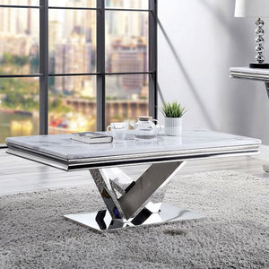 Villarsglane Coffe Table (Chrome)