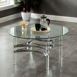 Tirso Coffee Table (Chrome)