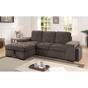 Jamiya Sleeper Sectional (Warm Grey)