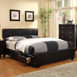 Burlington Contemporary Bed (Espresso)