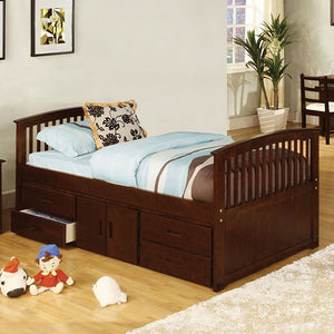 Caballero Cottage-style Twin Bed (Dark Walnut)