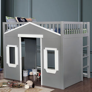 Eileen Loft Play House Bed (Grey)