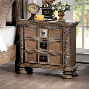 Timandra Transitional Night Stand (Natural Tone)